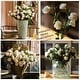 preview thumbnail 4 of 4, RusticReach Eco PE Camellia Bloom Stem Set in White 16" Tall