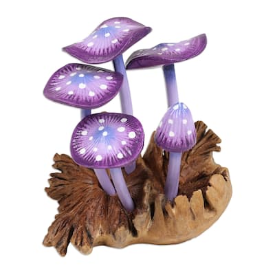 Novica Handmade Wild Magic Wood Sculpture