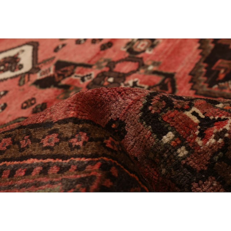 ECARPETGALLERY Hand-knotted Andelz Light Red Wool Rug - 4'3 x 6'11