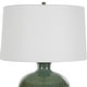 preview thumbnail 5 of 5, Uttermost Nataly Aged Green Table Lamp - 26"H, Shade 10"H x 18"Dia.
