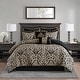 preview thumbnail 41 of 79, Madison Park Odette 8 Piece Jacquard Comforter Set