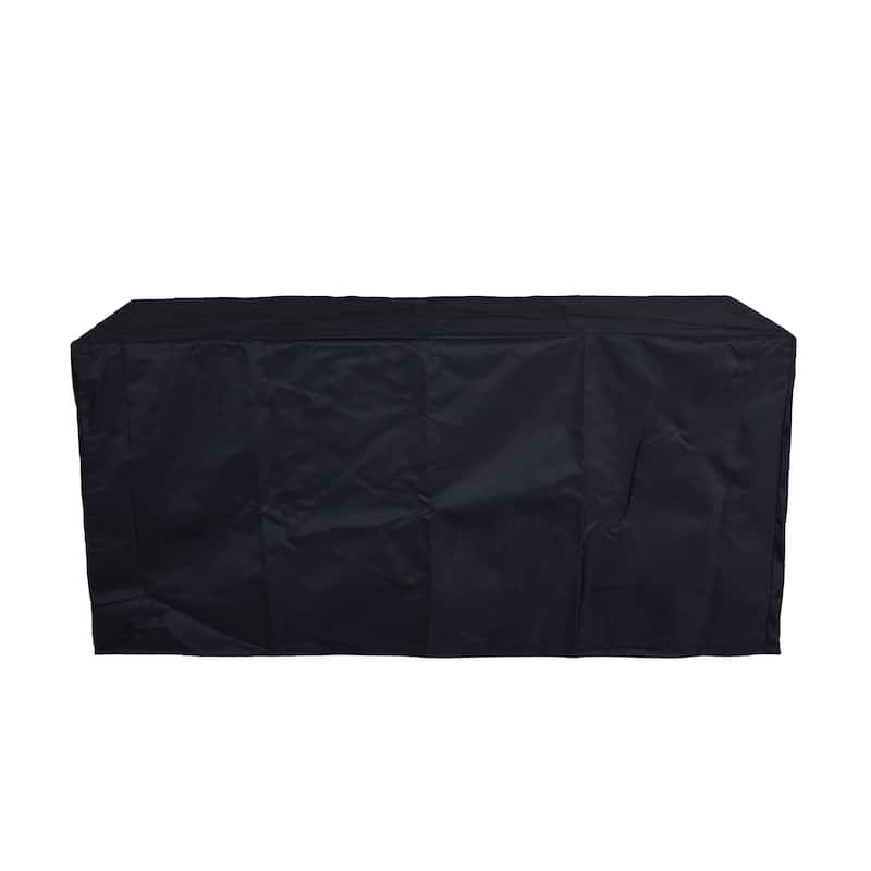 Calvin 52" Rectangle Fire Table in Black Coral by Real Flame