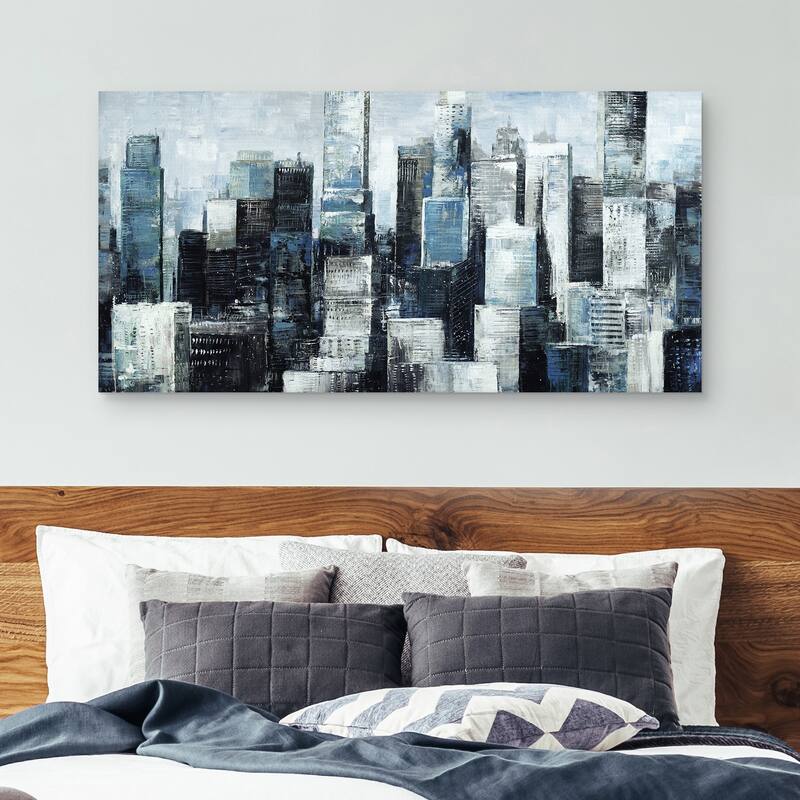 City Blue I Light by Sandy Doonan Canvas Art Print