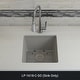 preview thumbnail 14 of 47, 16" x 18" Quartz Single Bowl Sink Drop-In/Undermount Granite Composite - 16"x18"
