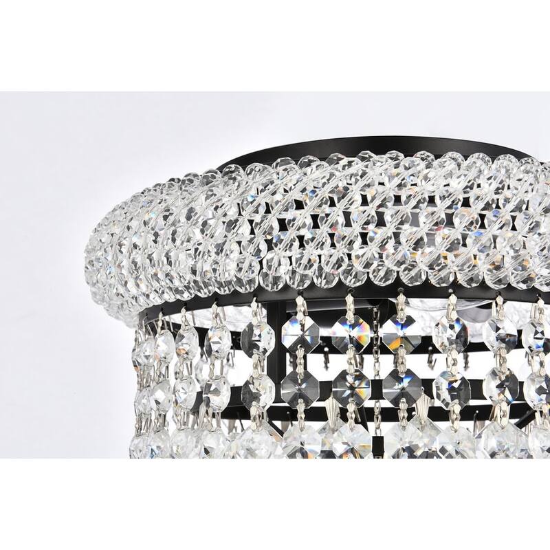 Somette Geneva 3-light 10-inch Flush-Mount Chandelier - 10 Inch
