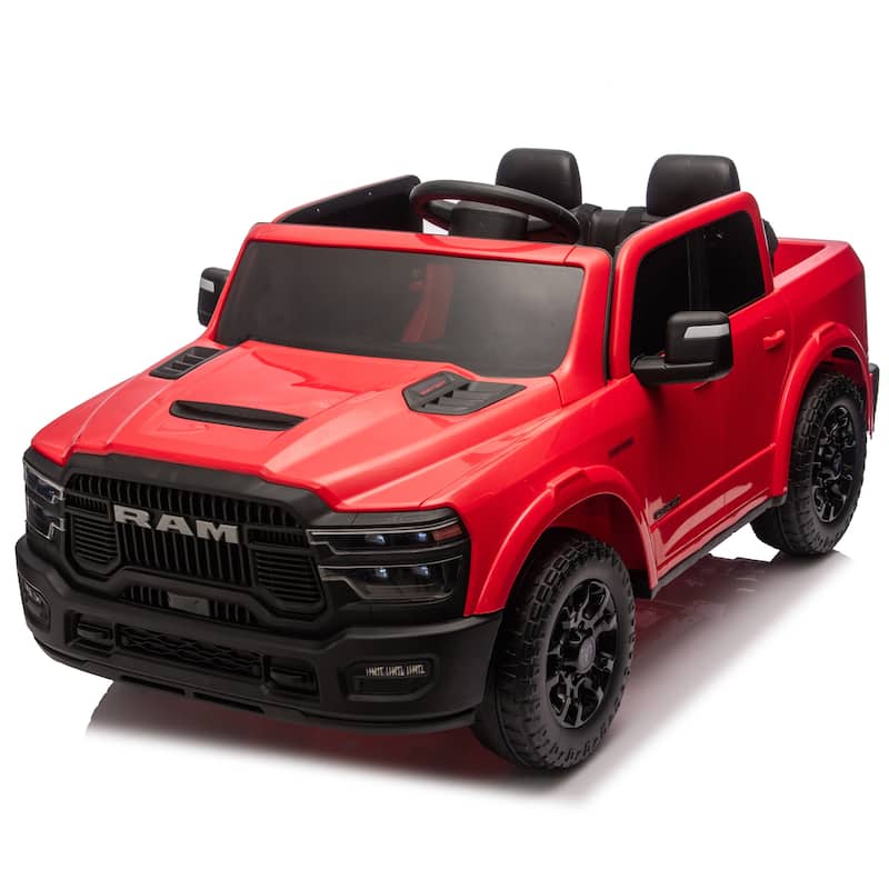 Red Tan Kids Electric Ride-On Car Off-Road Toy Car Electric Vehicle