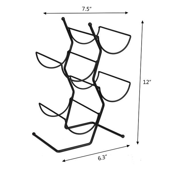 Creativity Metal Wine Rack Tabletop Countertop Wine Bottle Holder Bed