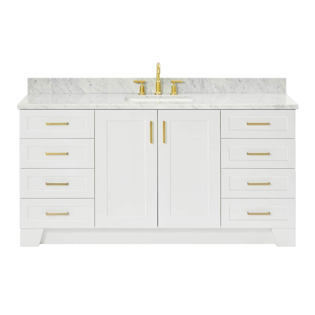Ariel Q067SCW2RVO Taylor 67" Free Standing Single Basin Vanity Set