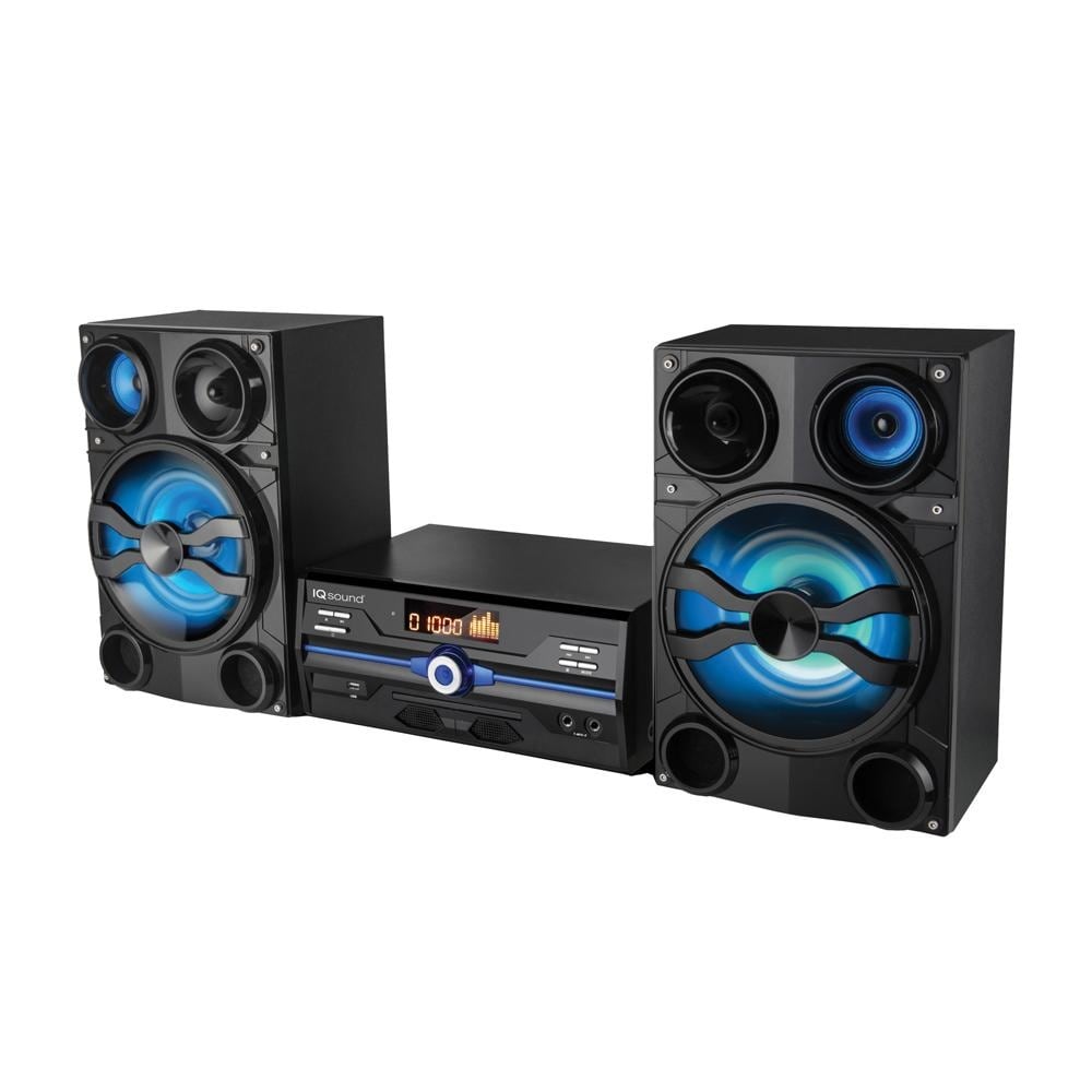 HiFi Multimedia Audio System with Bluetooth and AUX/USB/Mic Inputs (IQ-9000BT)