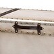 preview thumbnail 7 of 11, Nevio Vintage Weathered White Canvas Storage Trunk