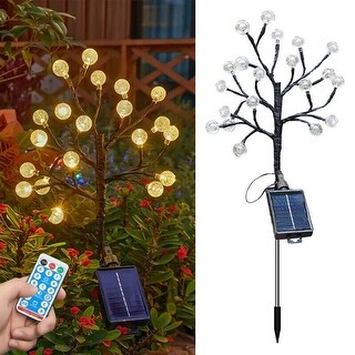Solar LED Bloom Tree Stake Light - Bed Bath & Beyond - 40009015