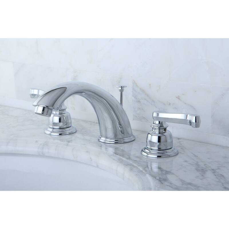 Kingston Brass 1.2 GPM Widespread Bathroom Faucet with Pop-Up Drain