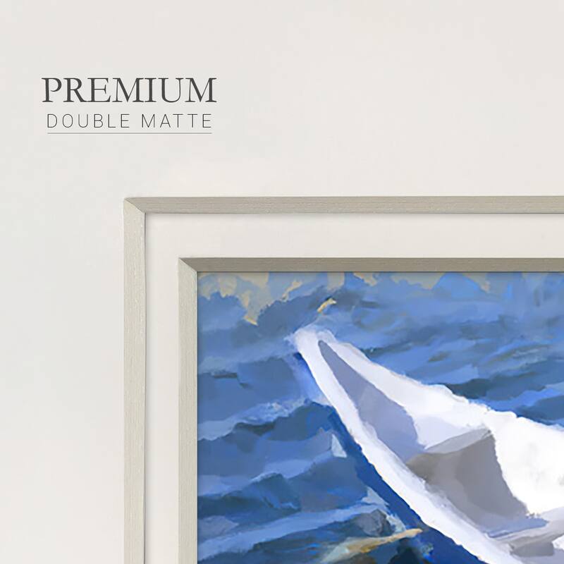 Colorful Rowboat IVPremium Framed Print