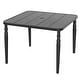 preview thumbnail 14 of 21, Nuu Garden 5-Piece Patio Outdoor Textilene and Metal Dining Set with Umbrella Hole