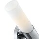 preview thumbnail 17 of 18, 2-Light 16-inch Modern/Contemporary ADA Brushed Nickel Bath Vanity Light Bar with White Opal Glass