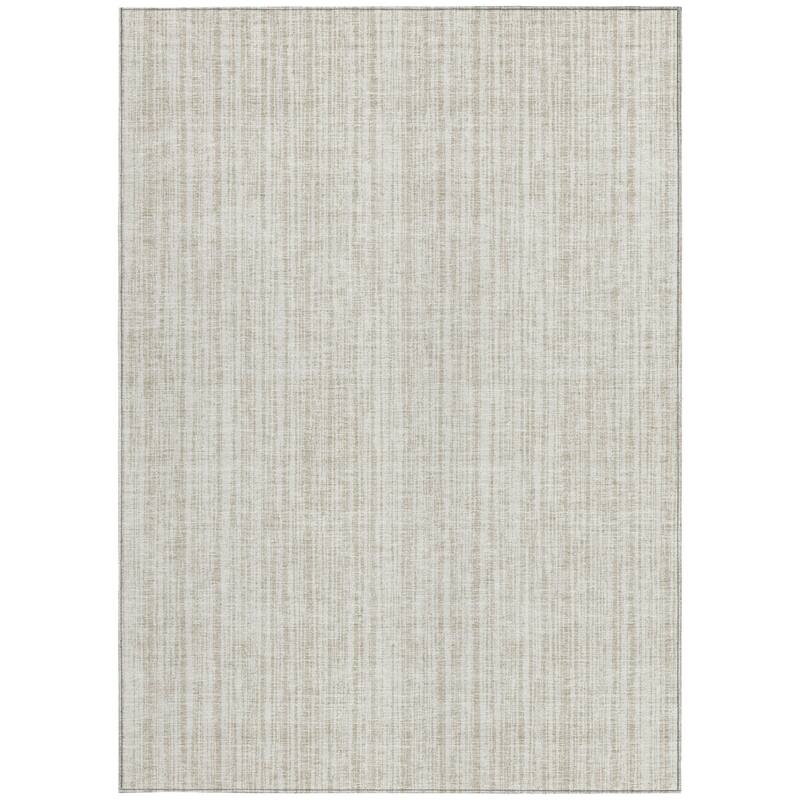 HomeRoots Striped Transitional Rectangle Outdoor Rug