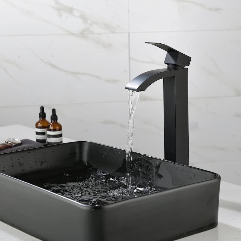 Single Handle Deck Mount Bathroom Faucet - 3"13"