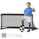 preview thumbnail 19 of 24, Costway 4ft x 2ft/5ft x 2.5ft Portable POP Up Toddler Soccer Net with