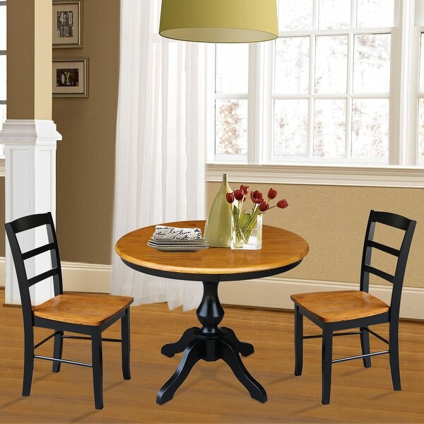Pineapple pedestal dining clearance table and chairs