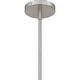 preview thumbnail 6 of 7, Hollis 1-Light Brushed Nickel Pendant