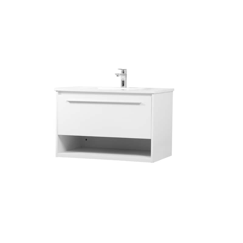 Brush 24 - 30 Inch Single Bathroom Vanity