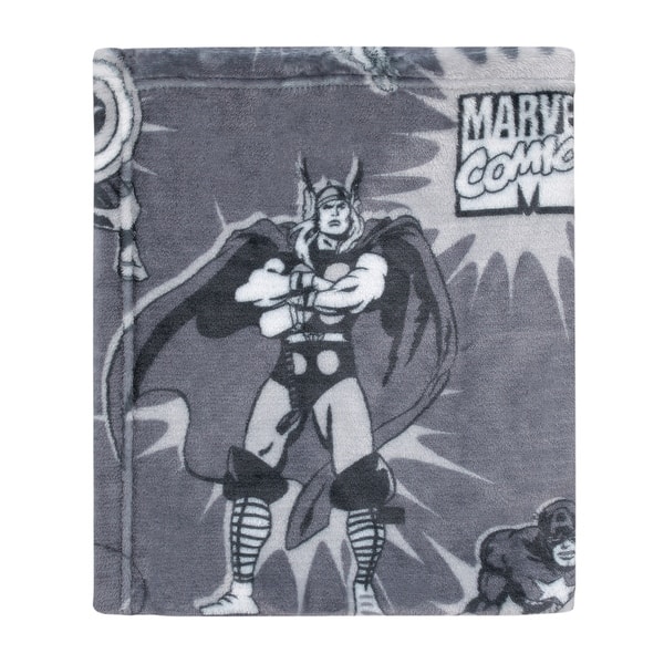 slide 2 of 4, Marvel Comics Super Soft Baby Blanket