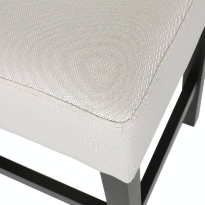 Set of 2, 26.75" Backless Leather Counter Height Barstools
