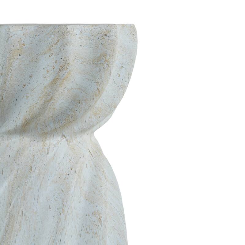 Cement Outdoor End Tables for Patio - marble