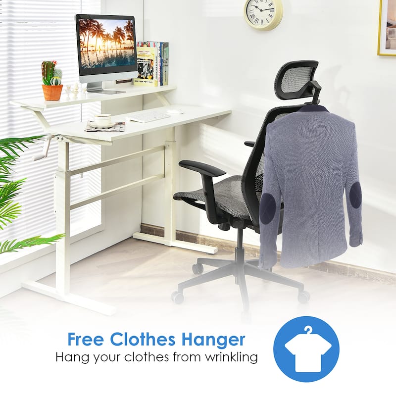 Costway Ergonomic High Back Mesh Office Chair Recliner Task Chair - See Details