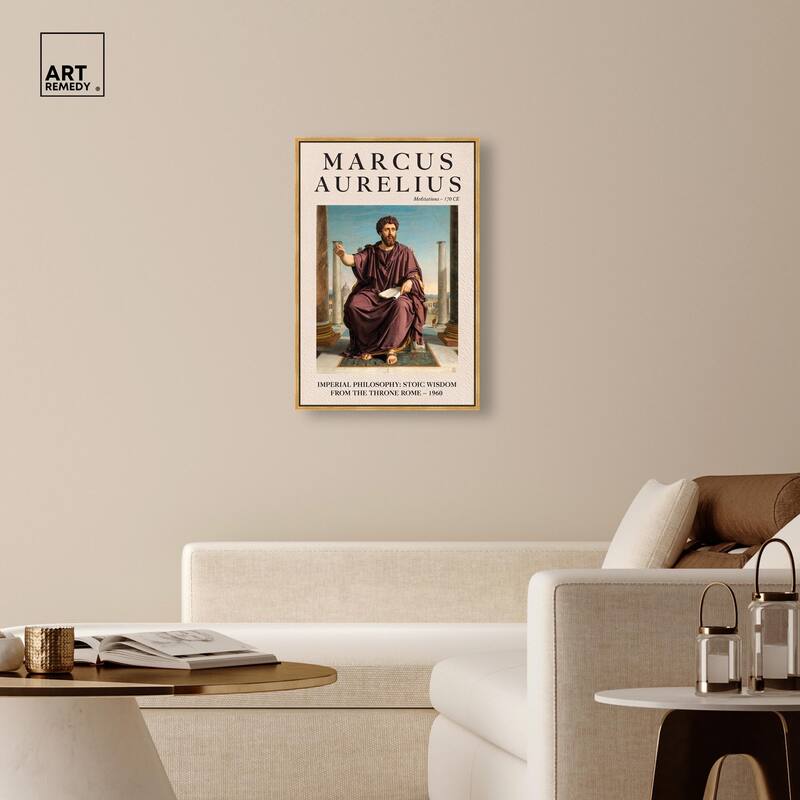 Emperor in Thought Canvas by Art Remedy
