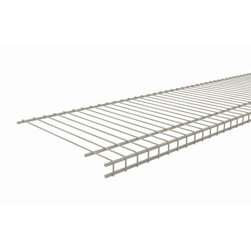 ClosetMaid SuperSlide Ventilated Wire Shelf - 96" Wide x 16" Deep - Nickel