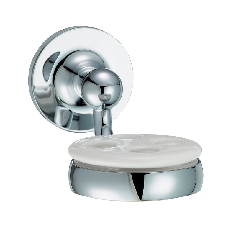 Carlton Tooth Brush Holder - Polished Chrome