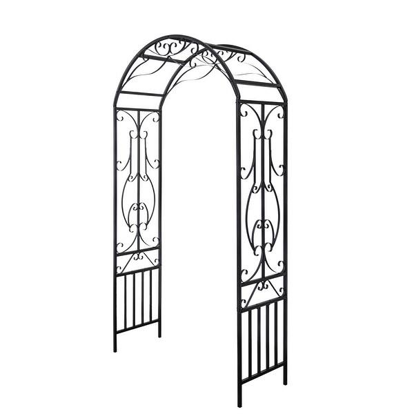 Shop Kinbor Outdoor Metal Garden Arch Garden Arbour For Climbing