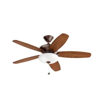 Kichler Renew Select 52 inch LED Ceiling Fan Oil Brushed Bronze with Reversible Blades