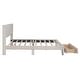 preview thumbnail 27 of 50, Gray Full Velvet Upholstered Bed with Large Storage Drawer - Luxurious Design