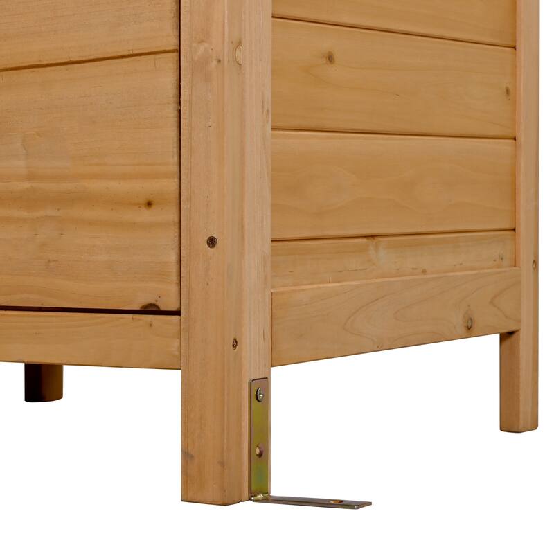 45" Farmhouse Patio Potting Bench Garden Workstation with 6 Drawers & Cabinet