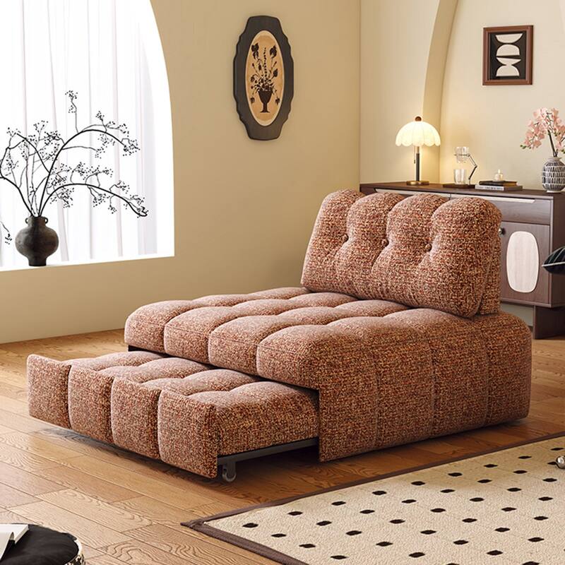 JASIWAY Chenille Pull-Out Single Sofa Bed