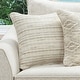 preview thumbnail 6 of 4, Stonefield Transitional Ivory Fabric 2-Piece Sectional and Chair Set by Furniture of America