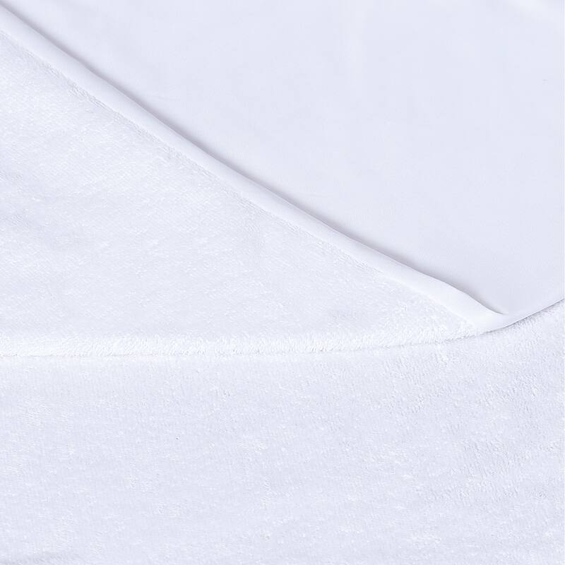London Fog Premium Waterproof Hypoallergenic Mattress Protector - White
