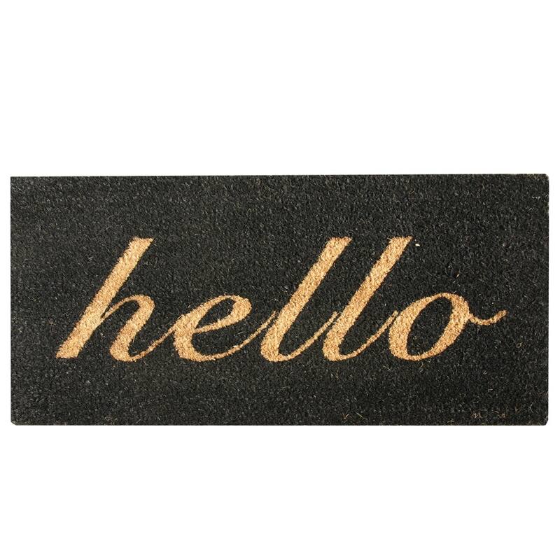 Rubber-Cal "Minimalist Expression" - Hello Welcome Mats 15mm X 18" X 30"