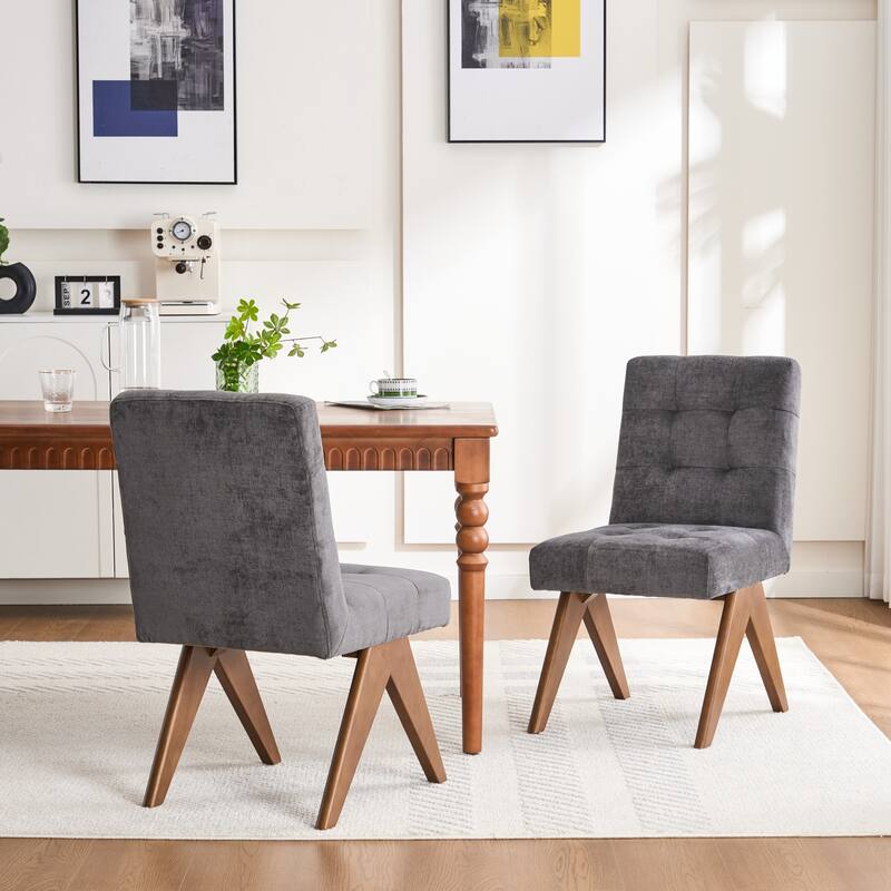 Mid Century Modern Dining Chair Set of 2