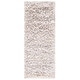 preview thumbnail 137 of 185, SAFAVIEH Handmade Rio Shag Chihoko 3.5-inch Extra Thick Decorative Rug 2'3" x 6' Runner - Creme - Runner