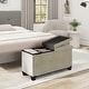 preview thumbnail 37 of 62, Nestl Storage 30-In Storage Ottoman Bench with Storage Bins for Bedroom - Folding Foot Rest Ottoman with Storage for Living Room