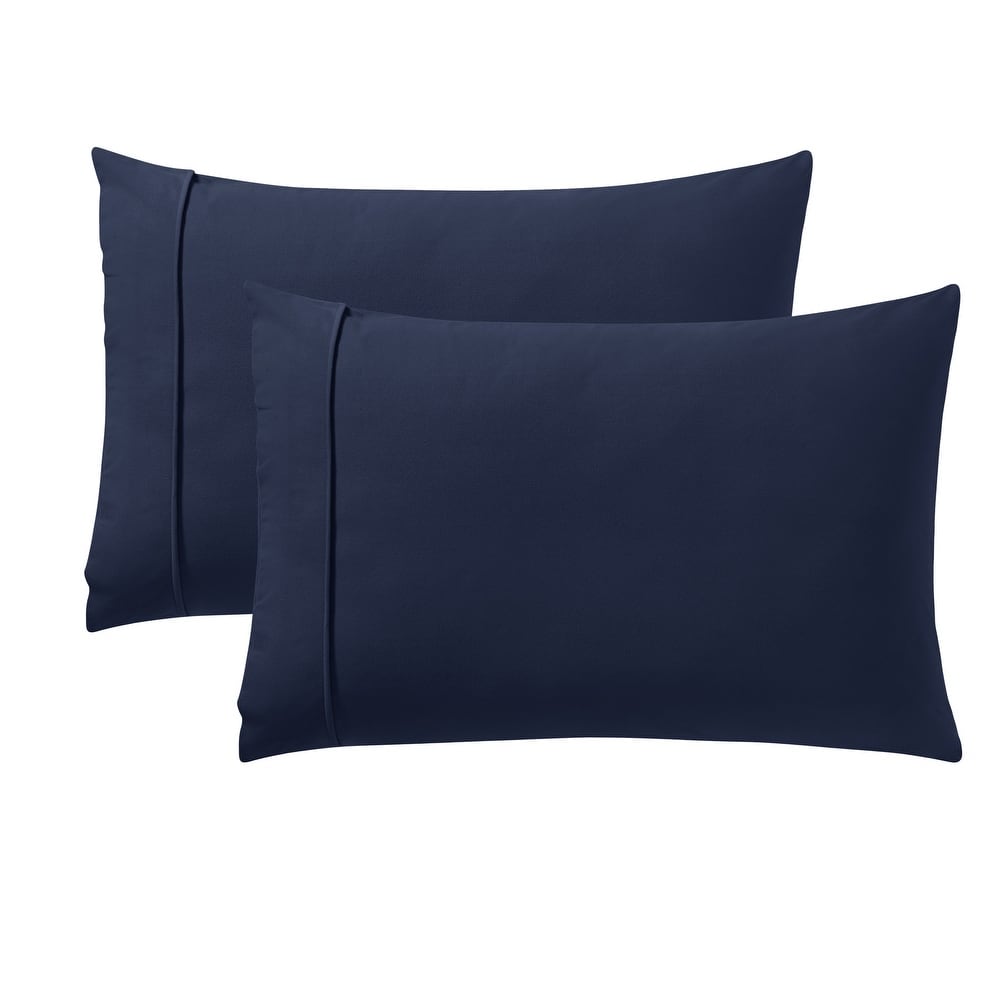 Sweet Home Collection Ultra Soft Solid Flannel Pillowcases (2-Pack)