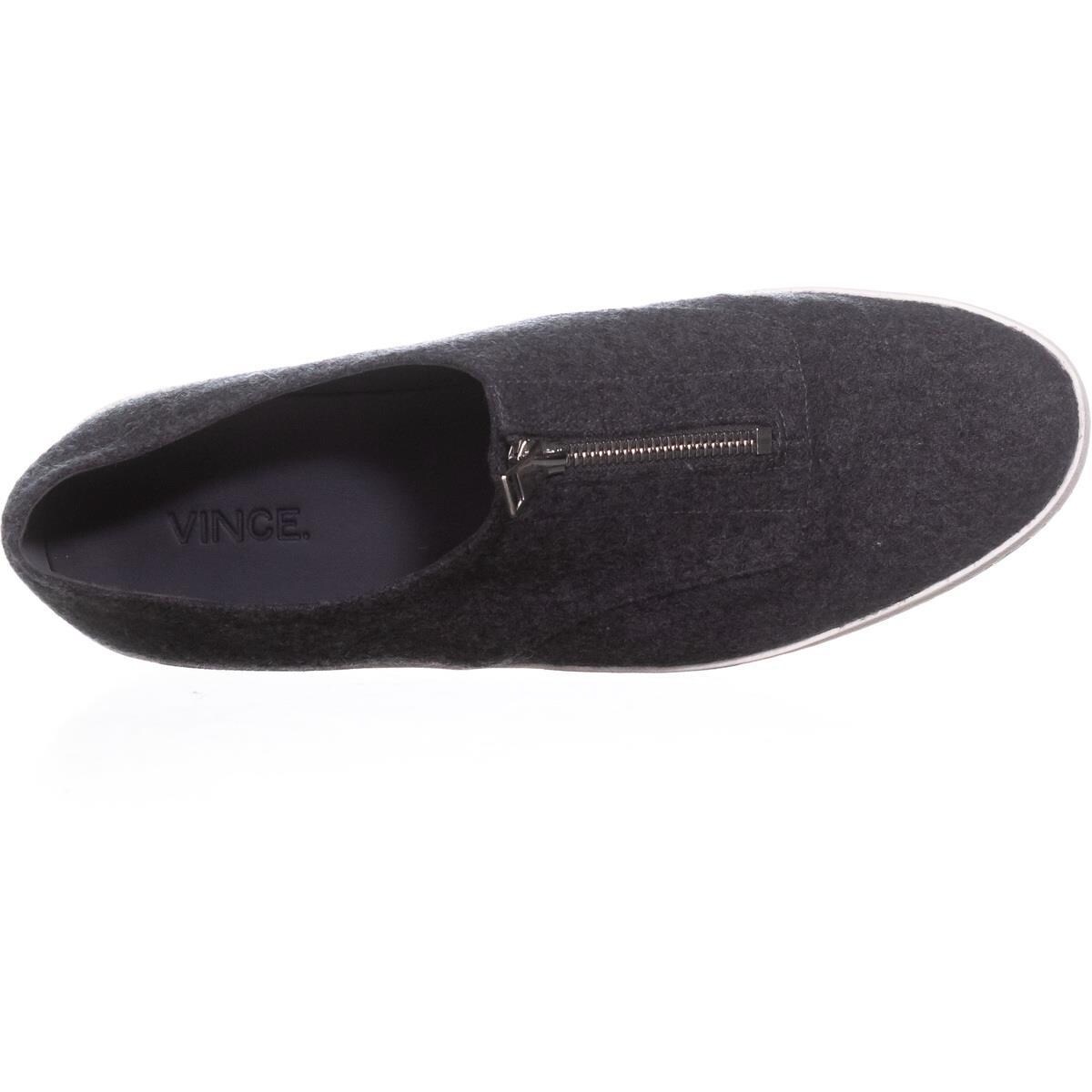 vince warner zip suede platform sneakers