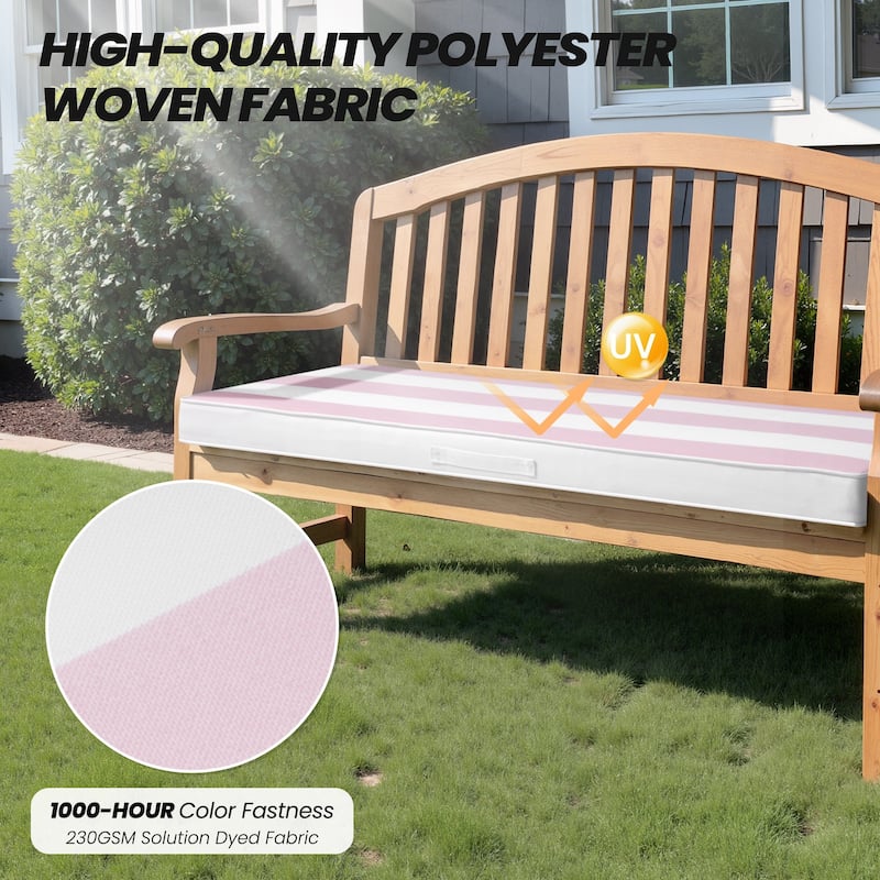 Outdoor Settee Bench Seat Cushion Patio Swing Cushion Loveseat Cushion