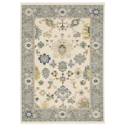 Style Haven Lawson Traditional Classic Wool Fringe Edge Area Rug