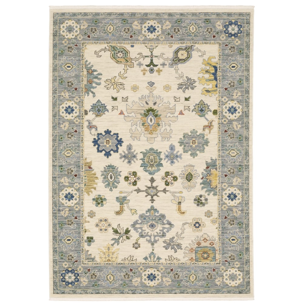 Style Haven Lawson Traditional Classic Wool Fringe Edge Area Rug