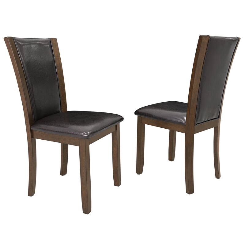 6-Piece Kitchen Set with Upholstered Chairs and Padded Bench