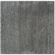 preview thumbnail 33 of 202, SAFAVIEH Laguna Shag Verdiana Solid Color 2-inch Thick Rug. 6'7" Square - Dark Grey